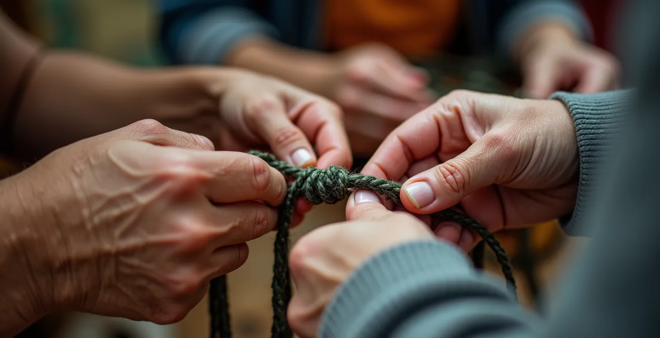Intergenerationele samenwerking tussen vrijwilligers op een lokaal festival